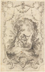 The Eagar Shepherd (Forberedende tegning for plate 247 i L