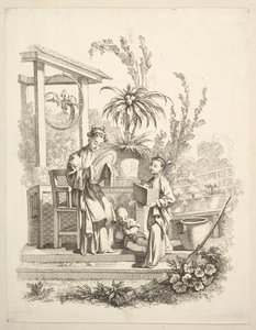 Toalettet, ca. 1742. av Gabriel Huquier