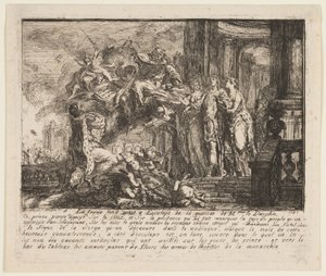 Allegori om rekonvalesensen til Dauphinen av Gabriel Jacques de Saint Aubin