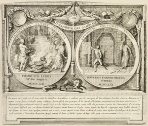 Utvisning av jesuittene av Gabriel Jacques de Saint Aubin