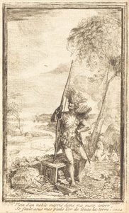 Frontispice: Allegorisk komposisjon (Composition allegorique) av Gabriel Jacques de Saint Aubin
