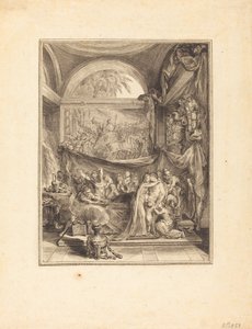 Germanicus død av Gabriel Jacques de Saint Aubin