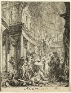 Merope av Gabriel Jacques de Saint Aubin