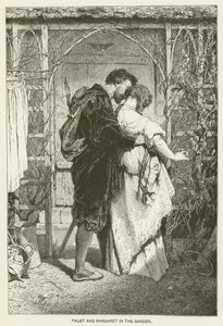 Faust og Margaret i hagen