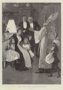 Jul i Holland, ankomst til St Nicholas, den nederlandske julenissen
