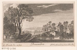 desember desember (tittel på objekt) Tolv måneder (serietittel) av Gabriel Perelle