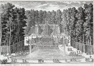 De nye fossefallene ved hagene til St Cloud (ved Ours) - av Perelle, sent på 1600-tallet av Gabriel Perelle