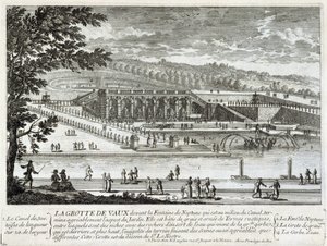Utsikt over hulen Vaux Le Vicomte (Vaux-Le-Vicomte) - av Perelle, sent på 1600-tallet av Gabriel Perelle