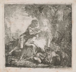 De to elskere av Gabriel de Saint Aubin