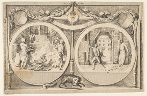 Utvisningen av jesuittene, 1761. av Gabriel de Saint Aubin