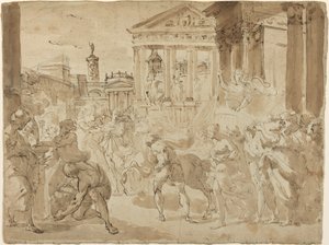 Et triumftog i det gamle Roma av Gaetano Gandolfi