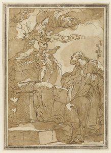 Hellige familie av Gaetano Gandolfi