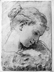 Studie av et jentehode, 1700-tallet 1933. av Gaetano Gandolfi