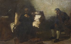 De siste timene til Carlo Alberto, Porto av Gaetano Previati