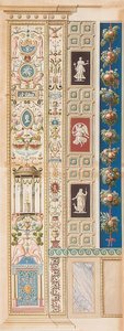 Pilaster Loggia XIII (pynt med et tempel av Diana i midten)