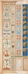 Pilaster Loggia XII (pynt som vokser ut av et kar) av Gaetano Savorelli