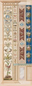 Pilaster Loggia XI (dekorasjon med piggsvin) av Gaetano Savorelli