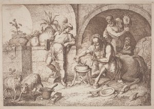 Chiron lærer magi til Achilles