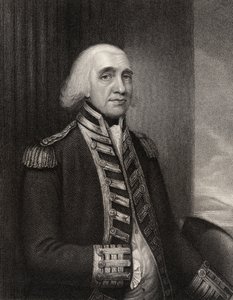 Admiral Richard Howe, gravert av W.T. Fry, fra 