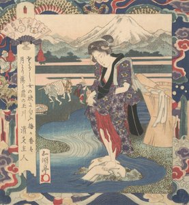 Trykk, ca. 1830. av Gakutei