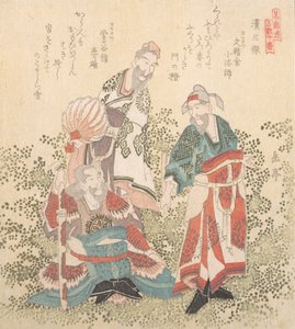 Tre store vise menn fra Han-dynastiet, 1800-tallet.