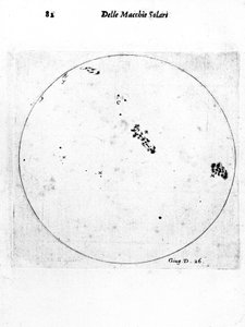 Galileos observasjon av solflekker, 1613