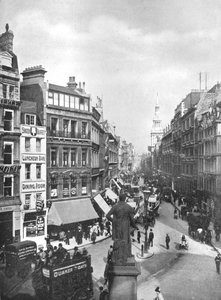 Cheapside, London, 1910 av Garratt and Atkinson