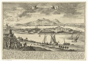 Utsikt over Schenkenschans Byer og bosetninger i republikken Nederland (serietittel) Thooneel der Steden ende Sterckten van 