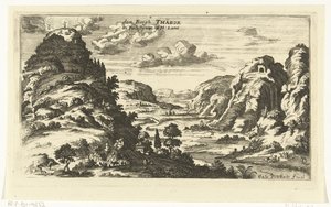 Utsikt over Mount Tabor og Kristi forvandling Topografiske bilder av Midtøsten (serietittel)