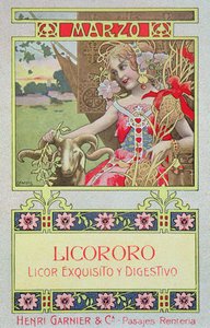mars, fra en kalender for Henri Garnier & Co.