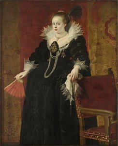 Anne av Østerrike, konsort av keiser Mathias, ca. 1615 av Gaspar De Crayer