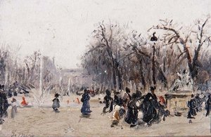 I Tuileriene (styre) av Gaspar Miro Lleo