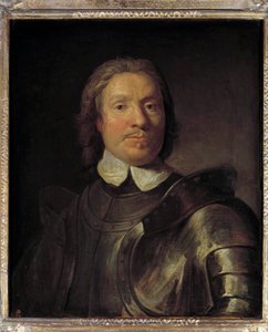 Portrett av Olivier Cromwell (1599-1658), Lord Protector of England Oliver Cromwell deltok i den første engelske revolusjonen (1641-1649) maleri av Gaspard de Crayer (1584-1669) Sun. 0,67x0,58 m. av Gaspar de (after) Crayer