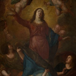 Sognekirke (Sint-Walburgakerk). Maleri. Gaspar de Crayer. 1652 av Gaspar De Crayer