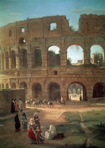 Colosseum av Gaspar van Wittel (1652 eller 1653-1736), detalj av Gaspar van Wittel