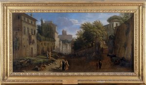 Via Capo le Case av Gaspar van Wittel