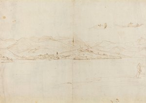 Lago Maggiore av Gaspar van Wittel