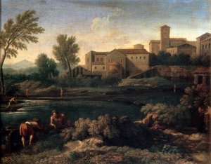 En liten by i Latium, 1660-tallet.