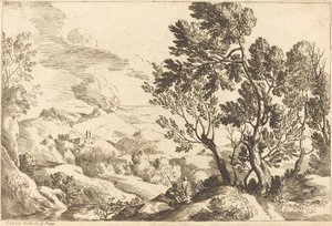 Romersk landskap av Gaspard Dughet