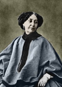 George Sand (Aurore Dupin, Baronne Dudevant) (1804-1876), French writer, photographed by Nadar around 1865.