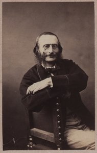 Portrett av Jacques Offenbach 1819-1880, ca 1860. av Gaspard Félix Nadar