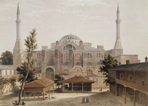 Hagia Sophia, Konstantinopel, pub. 1852
