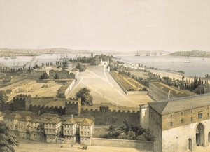 Panorama av Konstantinopel, plate 22 fra 