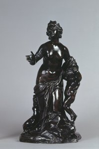 Latona og hennes barn, Apollo og Diana, ca. 1671 (bronse med lakkert patina) av Gaspard Marsy