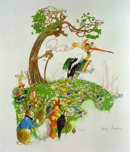 Haren og skilpadden, fra 