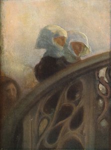 En studie av nonner, c1896