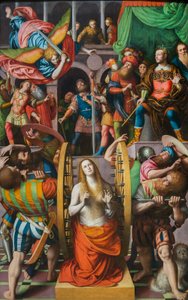 Martyrium av Saint Catherine av Gaudenzio Ferrari