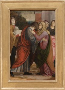 Møte ved Golden Gate, 1508-09 av Gaudenzio Ferrari