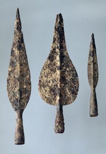 Lance and Javelin Heads, 475–300 f.Kr. (bronse)