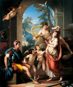 Venus tilbyr Helen til Paris, av Gavin Hamilton (1723-1798)